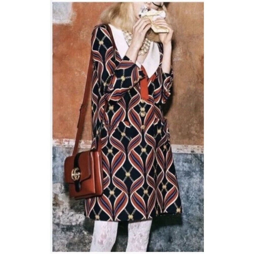 NWT Gucci ribbon print dress